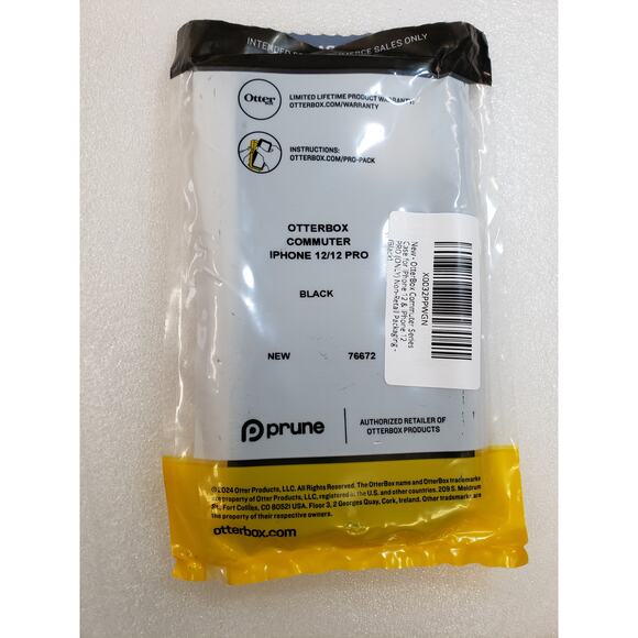 OtterBox Commuter Series Case for iPhone 12 & iPhone 12 Pro (Only) Black - Picture 5 of 8